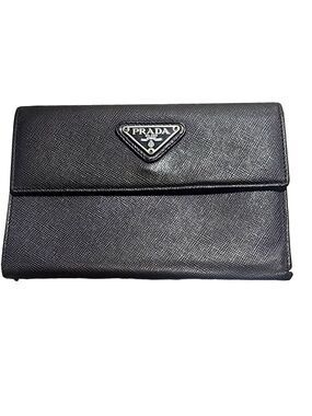 Prada Vintage gray Leather Wallet